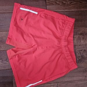 Adidas Stella McCartney Tennis Red Athletic Shorts Lightweight Design